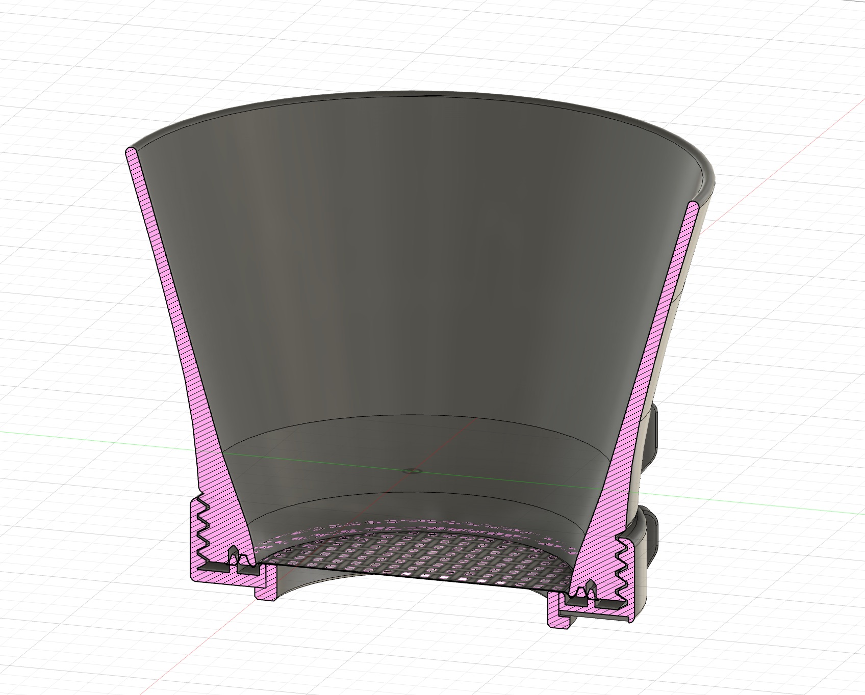 Разрез 3D модели